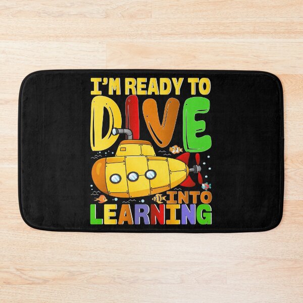 Item preview, Ready to Dive into Learning Submarine Cartoon designed and sold by Nocturnal-Vines.