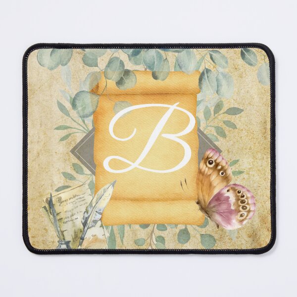 Item preview, Letter B – Vintage Botanical Alphabet – Floral Initial Wall Art – Cottagecore Decor designed and sold by Unefleuralafois.
