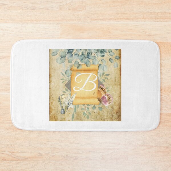Item preview, Letter B – Vintage Botanical Alphabet – Floral Initial Wall Art – Cottagecore Decor designed and sold by Unefleuralafois.