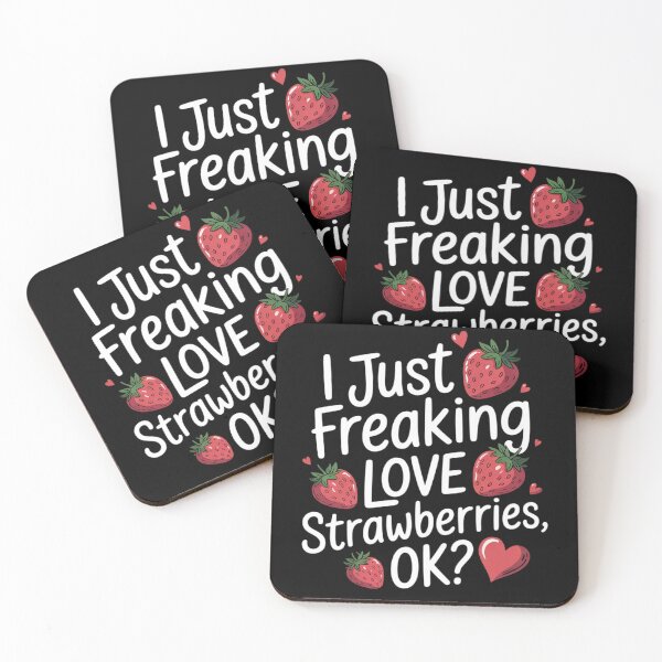 Item preview, Sweet Strawberry Fruit I Just Freaking Love Strawberries  designed and sold by KotexTemu.