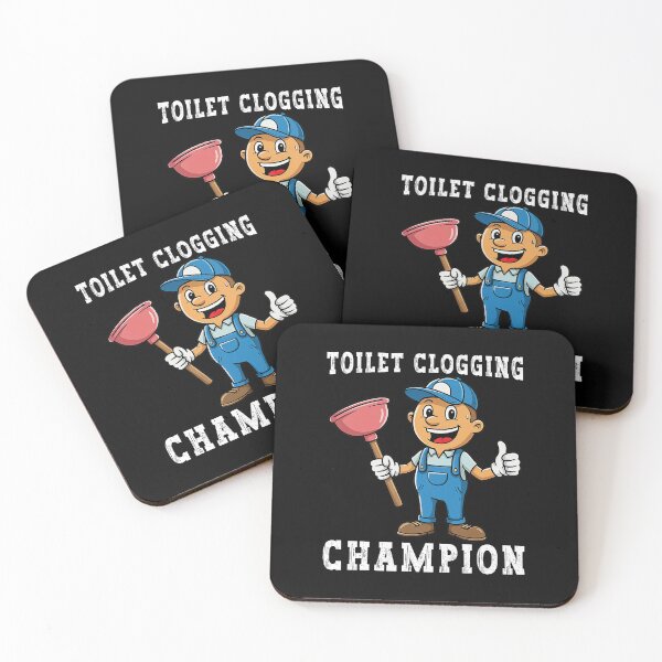 Item preview, Toilet Clogging Champion Funny Plumber designed and sold by khdmalakarak.