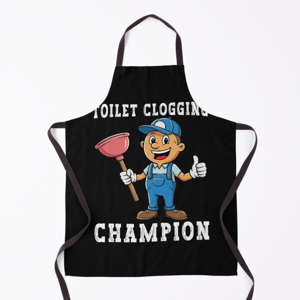 Item preview, Toilet Clogging Champion Funny Plumber designed and sold by khdmalakarak.