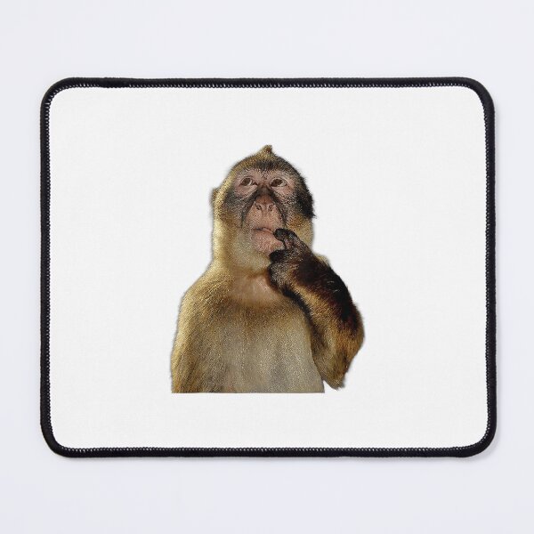 Item preview, Thinking Monkey Funny Expression designed and sold by khdmalakarak.