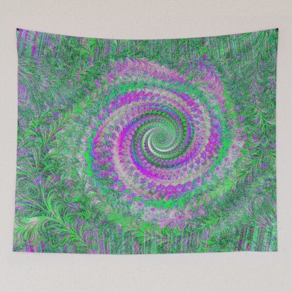 Item preview, Abstract Multicolored Floral Fractal Swirl Mix 17 designed and sold by SXW Designs.
