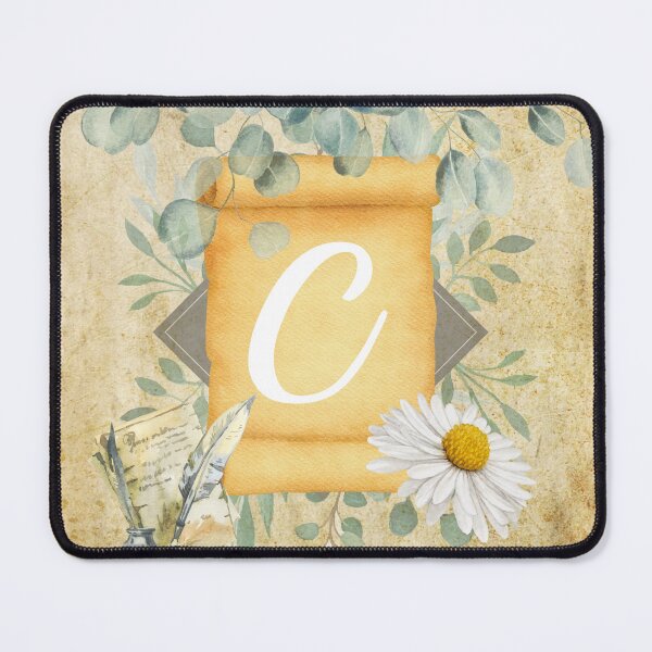 Item preview, Letter C – Vintage Botanical Alphabet – Floral Initial Wall Art – Cottagecore Decor designed and sold by Unefleuralafois.
