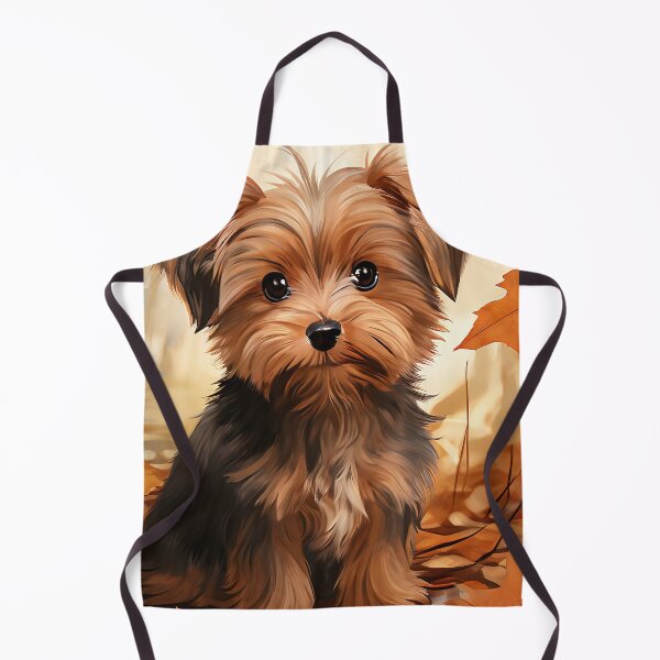 Item preview, Puppy in autumn leaves portrait designed and sold by Mianku | Für das Leben.