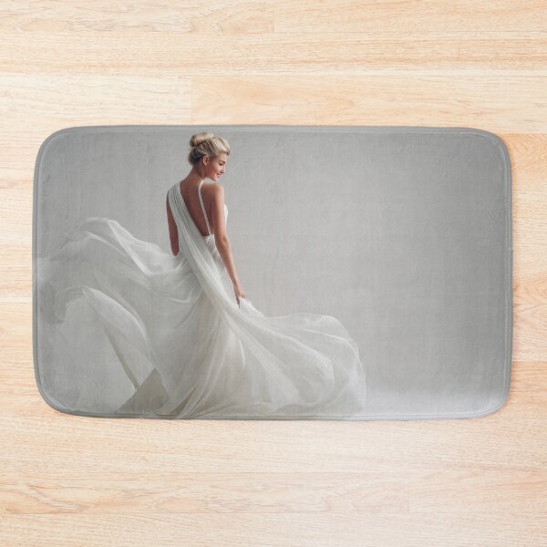 Item preview, Model twirls in flowing white dress designed and sold by anytka.