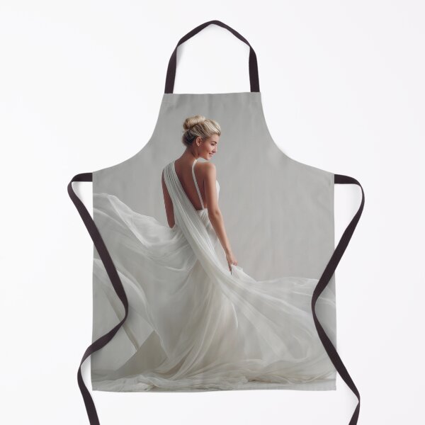 Item preview, Model twirls in flowing white dress designed and sold by anytka.