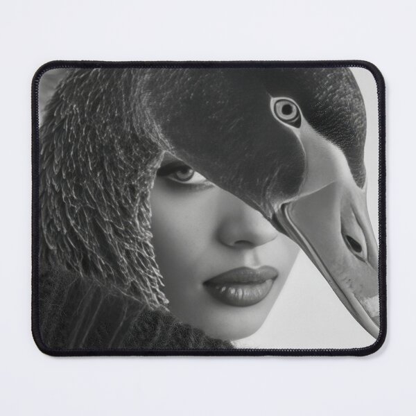 Item preview, Duck and woman merge in art designed and sold by anytka.