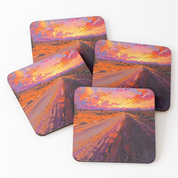 Item preview, Desert Road Aesthetic | Landscape  designed and sold by Glitchart66.
