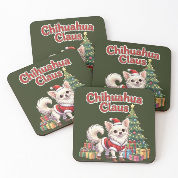 Item preview, Chihuahua Claus - Chihuahua in Santa Outfit Christmas Design designed and sold by KnockoutCustomPrint.