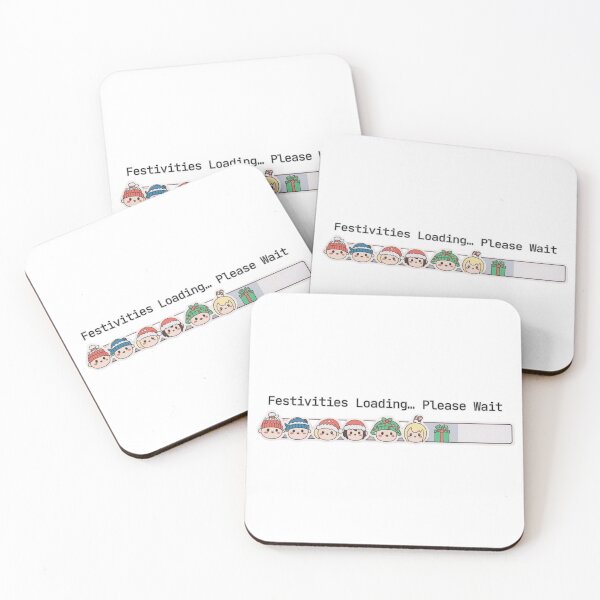 Item preview, Festivities Loading… Please Wait 2 – Cozy Introvert Holiday Humor, Kawaii Christmas designed and sold by PIXelayDesigns.