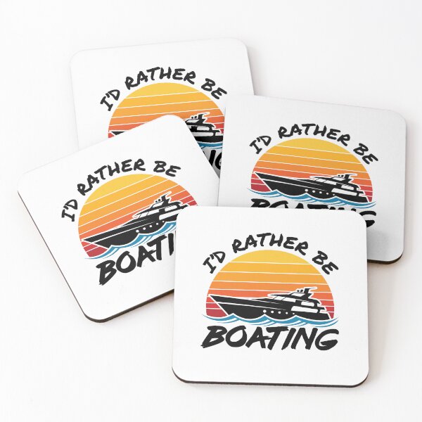 Item preview, I'd Rather Be Boating Boat Captain designed and sold by jaygo.