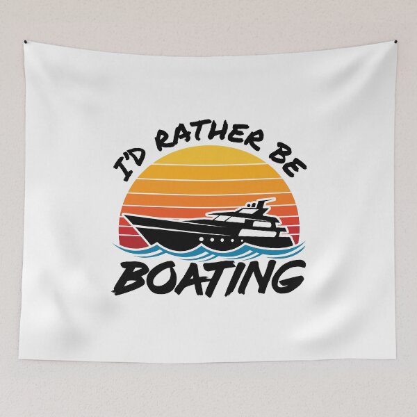 Item preview, I'd Rather Be Boating Boat Captain designed and sold by jaygo.
