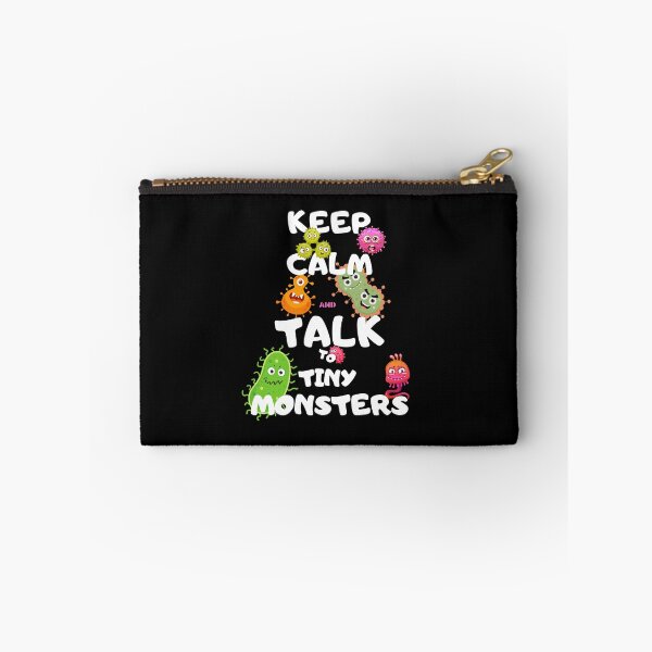 Item preview, Funny Bacteriologist Gift – Keep Calm and Talk to Tiny Monsters T-Shirt designed and sold by BLAKZONE.