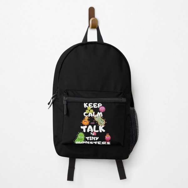Item preview, Funny Bacteriologist Gift – Keep Calm and Talk to Tiny Monsters T-Shirt designed and sold by BLAKZONE.