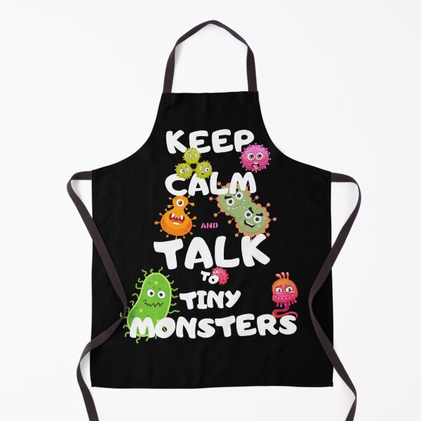 Item preview, Funny Bacteriologist Gift – Keep Calm and Talk to Tiny Monsters T-Shirt designed and sold by BLAKZONE.