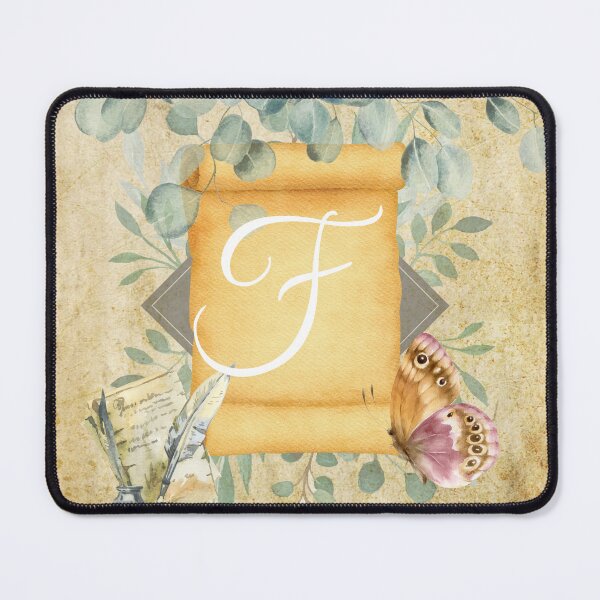 Item preview, Letter F – Vintage Botanical Alphabet – Floral Initial Wall Art – Cottagecore Decor designed and sold by Unefleuralafois.
