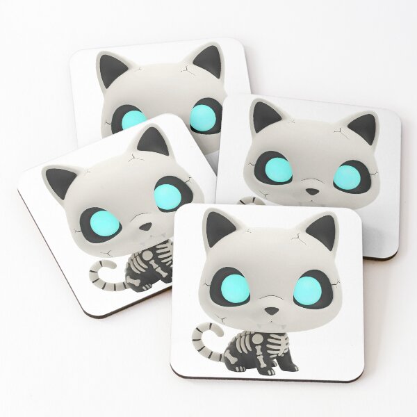 Item preview, Lisk the Skeleton Cat designed and sold by ClubofStitches.