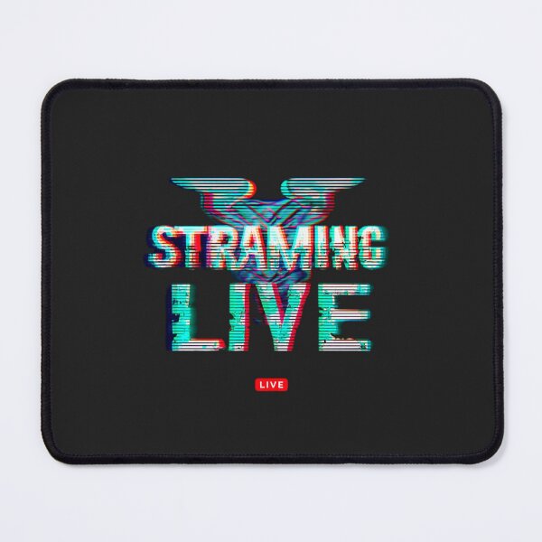 Item preview, Streaming Live - Retro Glitch Effect Streamer Typography designed and sold by Cairo-Ink.