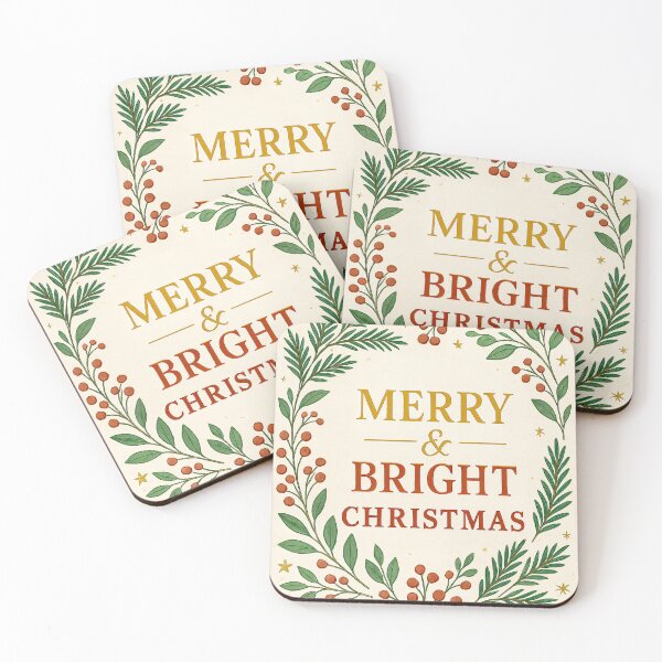 Item preview, Merry & Bright Holiday Cheer designed and sold by FantasyVillaArt.