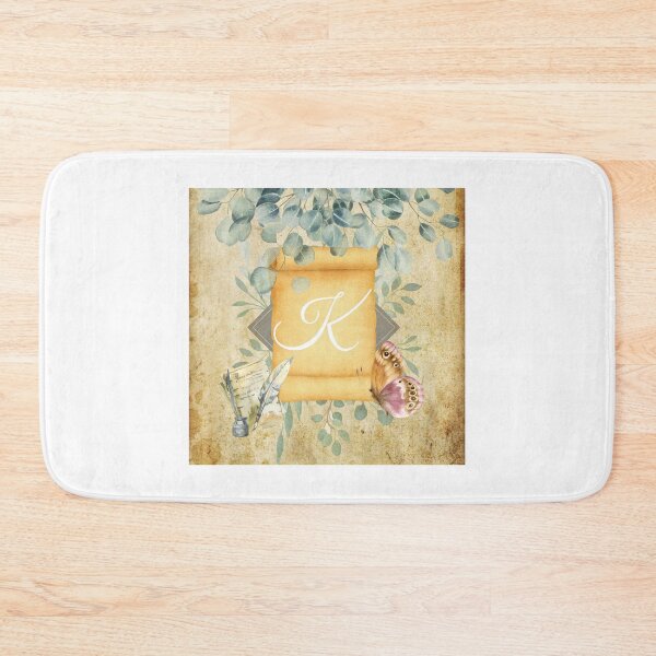 Item preview, Letter K – Vintage Botanical Alphabet – Floral Initial Wall Art – Cottagecore Decor designed and sold by Unefleuralafois.