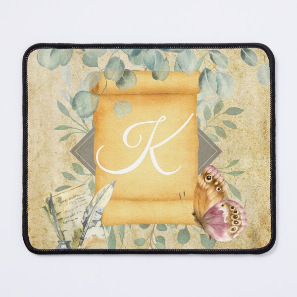 Item preview, Letter K – Vintage Botanical Alphabet – Floral Initial Wall Art – Cottagecore Decor designed and sold by Unefleuralafois.
