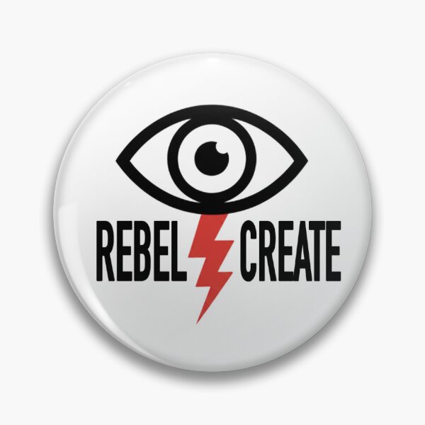 Item preview, Rebel Create Eye with Lightning Bolt Icon designed and sold by Студия SRV.