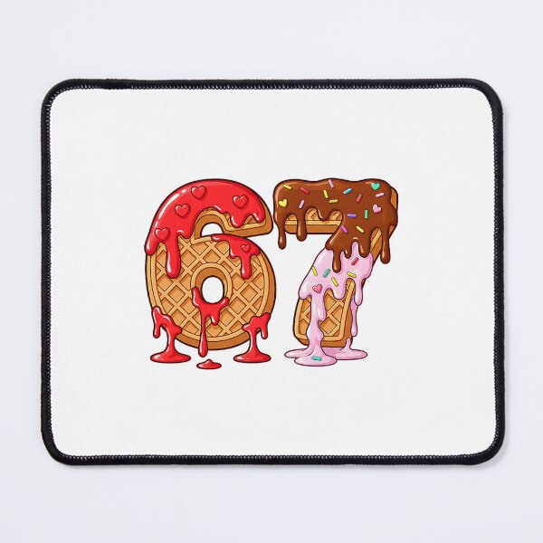 Item preview, 67 Ice Cream Drip Numbers designed and sold by clarabersetart.