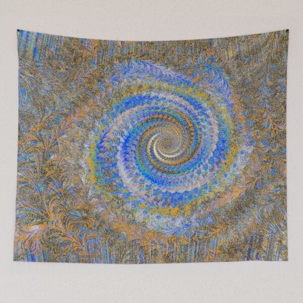Item preview, Abstract Multicolored Floral Fractal Swirl Mix 19 designed and sold by SXW Designs.