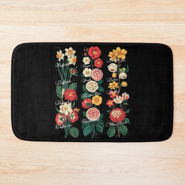 Item preview, Vintage Botanical Beautiful Floral Flower Power  designed and sold by KotexTemu.