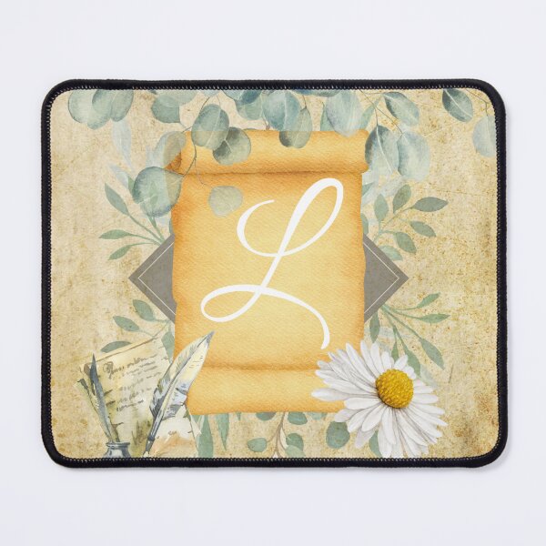 Item preview, Letter L – Vintage Botanical Alphabet – Floral Initial Wall Art – Cottagecore Decor designed and sold by Unefleuralafois.