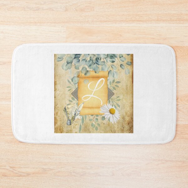 Item preview, Letter L – Vintage Botanical Alphabet – Floral Initial Wall Art – Cottagecore Decor designed and sold by Unefleuralafois.