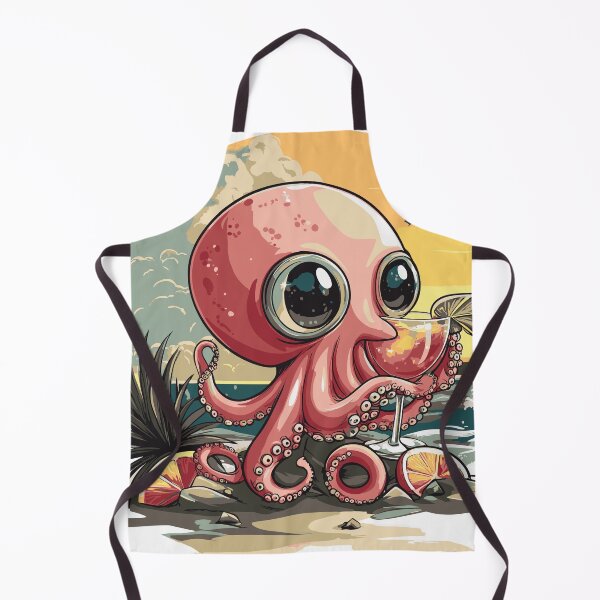 Artikelvorschau, Oktopus chillt im Urlaub entworfen und verkauft von ClubVacay.