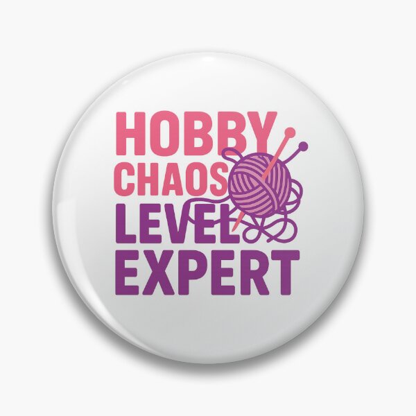 Item preview, Hobby Chaos Knitting Expert Quote designed and sold by TwillTees.