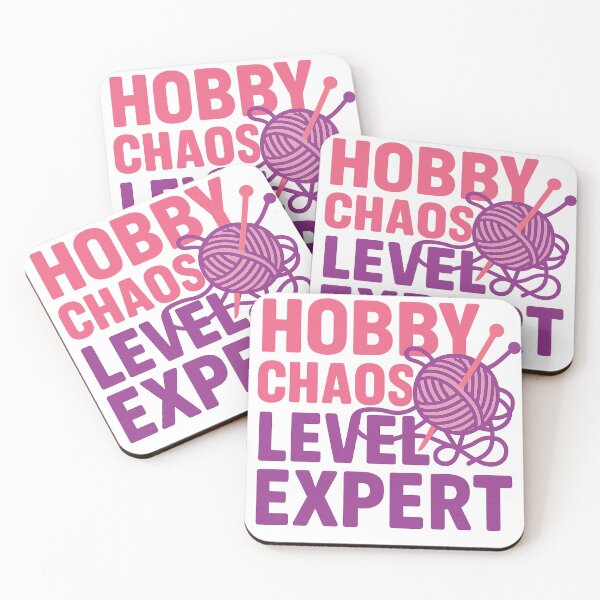 Item preview, Hobby Chaos Knitting Expert Quote designed and sold by TwillTees.