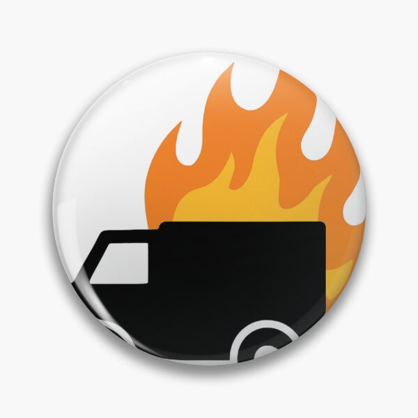 Item preview, Dispatch with Fire | Fast Delivery Flames Truck Design designed and sold by Dragon's Ascent.