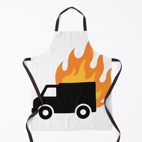 Item preview, Dispatch with Fire | Fast Delivery Flames Truck Design designed and sold by Dragon's Ascent.