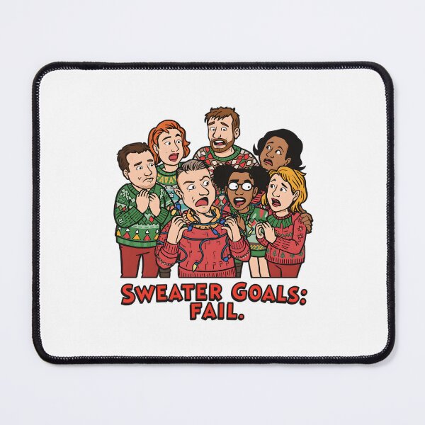 Item preview, Ugly Sweater Party Gone Wrong – Sweater Goals: Fail Funny Christmas Design designed and sold by gavinroyal.