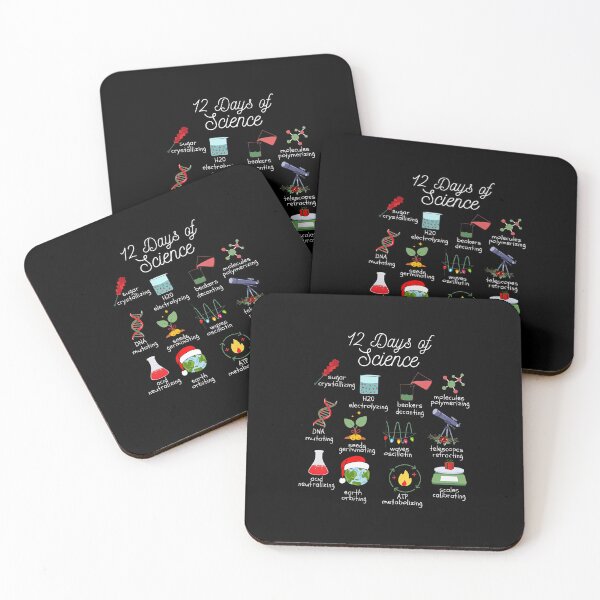 Item preview, 12 Days Of Science Learning Chart designed and sold by clarabersetart.