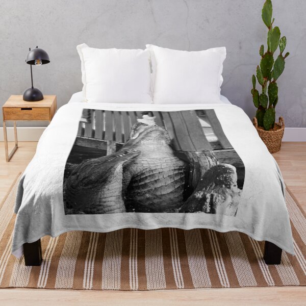 Item preview, Alligators Feeding at Dock designed and sold by MercerImages.