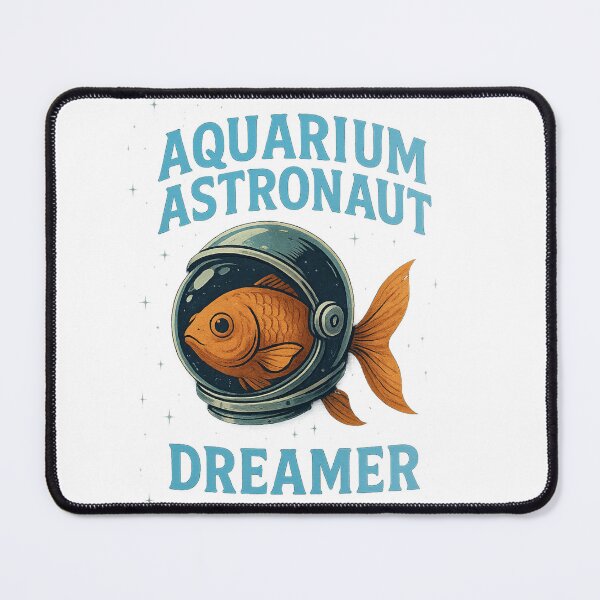 Item preview, Aquarium Astronaut Fish Pun designed and sold by TwillTees.