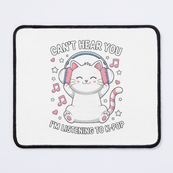 Item preview, Listening To K Pop Cat designed and sold by cosettacir6382.