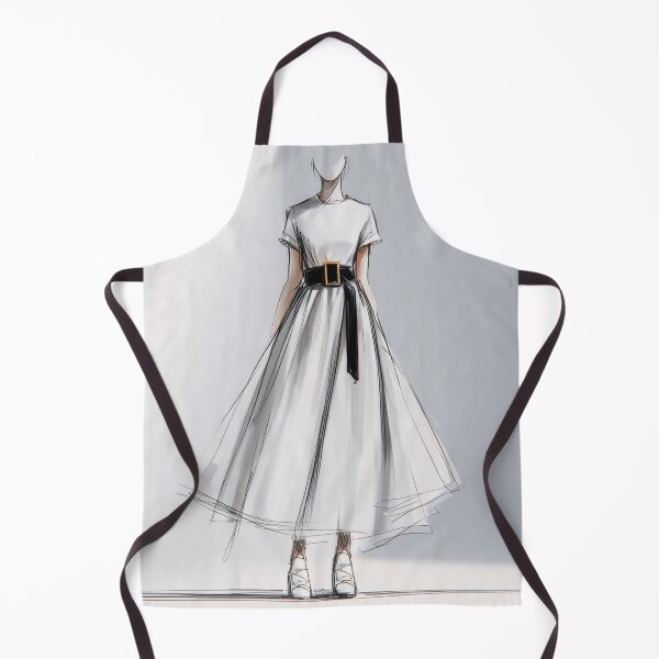 Item preview, Fashion design sketch of a dress designed and sold by anytka.