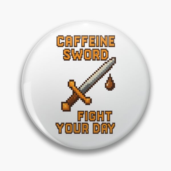 Item preview, Caffeine Sword Gaming Motivation designed and sold by TwillTees.