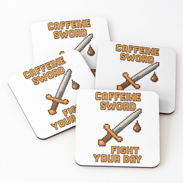 Item preview, Caffeine Sword Gaming Motivation designed and sold by TwillTees.