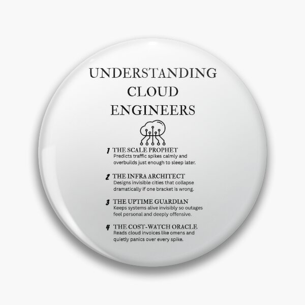 Item preview, Understanding Cloud Engineers – Funny Definition Series designed and sold by PsyFlow35.