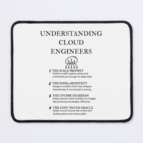 Item preview, Understanding Cloud Engineers – Funny Definition Series designed and sold by PsyFlow35.