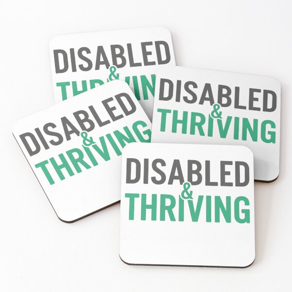 Item preview, Disabled & Thriving - Disability Pride Empowerment Design designed and sold by FitEnvy.