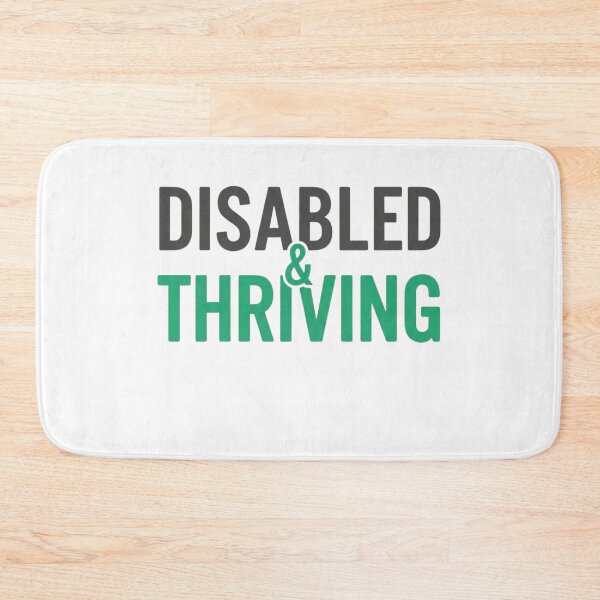 Item preview, Disabled & Thriving - Disability Pride Empowerment Design designed and sold by FitEnvy.